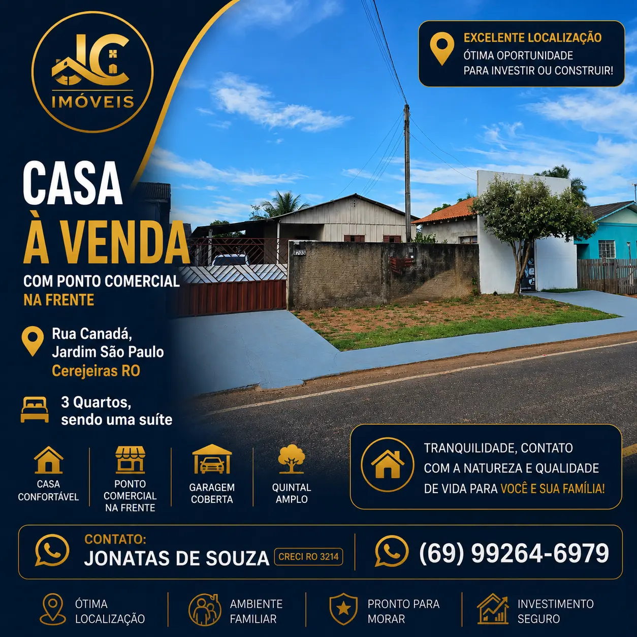 Casa mista a Venda em Cerejeiras