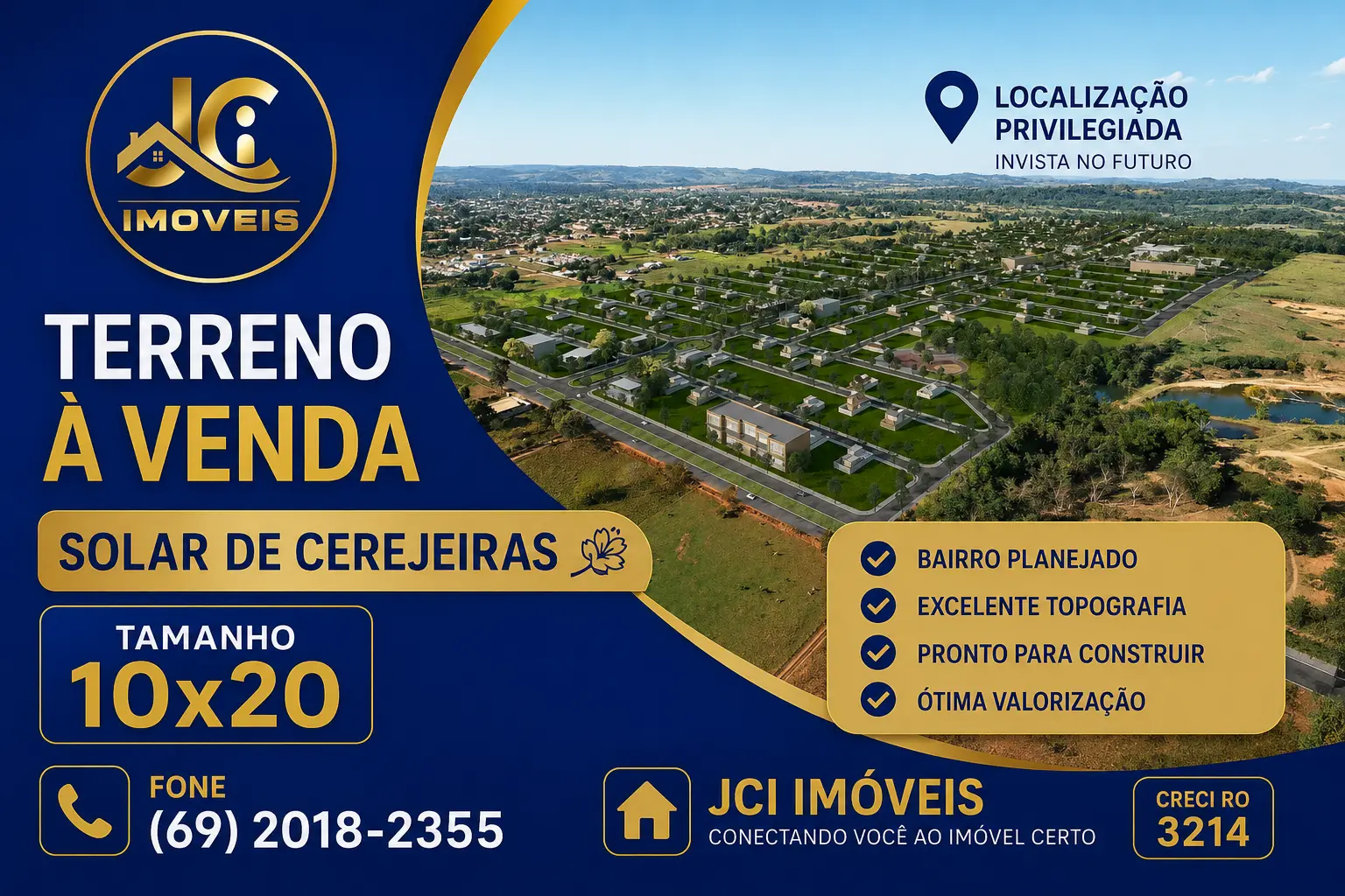 Terreno Comercial à Venda - SOLAR DE CEREJEIRAS Lote 06 Quadra 10 Setor 016