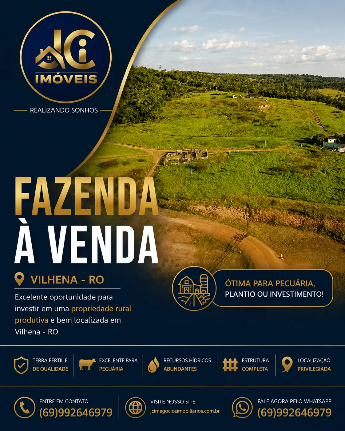Fazenda a Venda em Vilhena